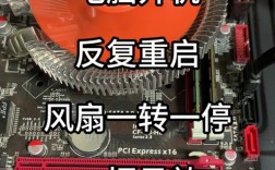 电脑风扇为何转一下停一下？