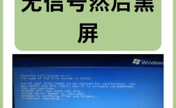 电脑黑屏无信号怎么办？