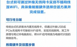 台式电脑如何用无线网卡？