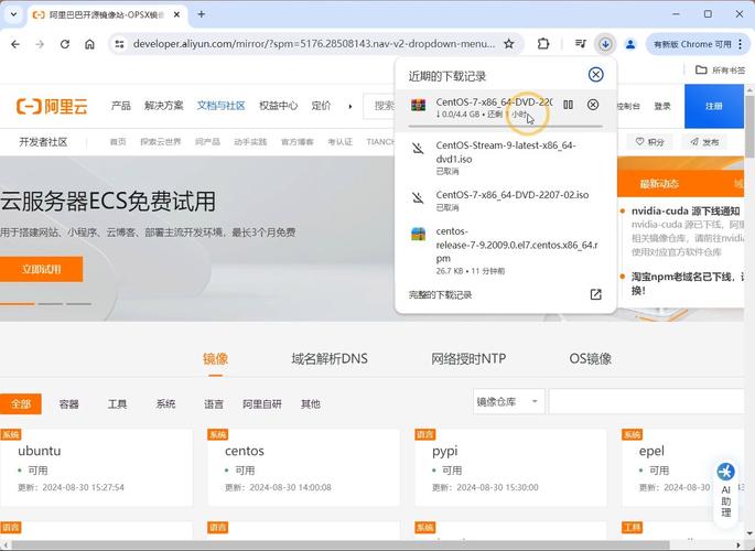 云服务器如何安装Linux系统下载？-图1