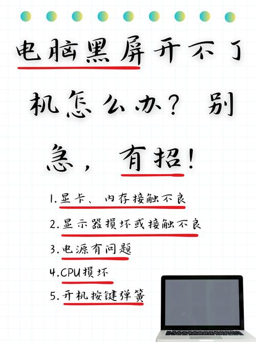 电脑黑屏怎么办?原因与解决方法一览-图1 电脑黑屏怎么办?原因与解决方法一览-图1