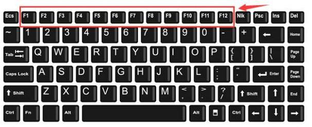 笔记本F12键按不出来怎么办？-图1