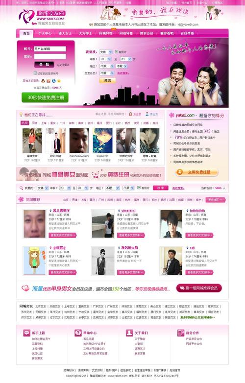 交友网站建设费用究竟多少?-图1 交友网站建设费用究竟多少?-图1