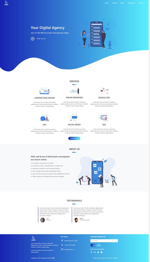企业网站首页模板下载-图3
