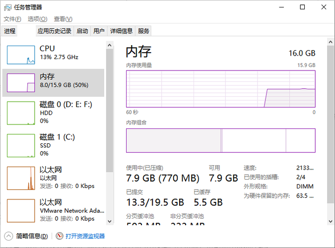 Windows如何查看服务器内存使用情况？-图2