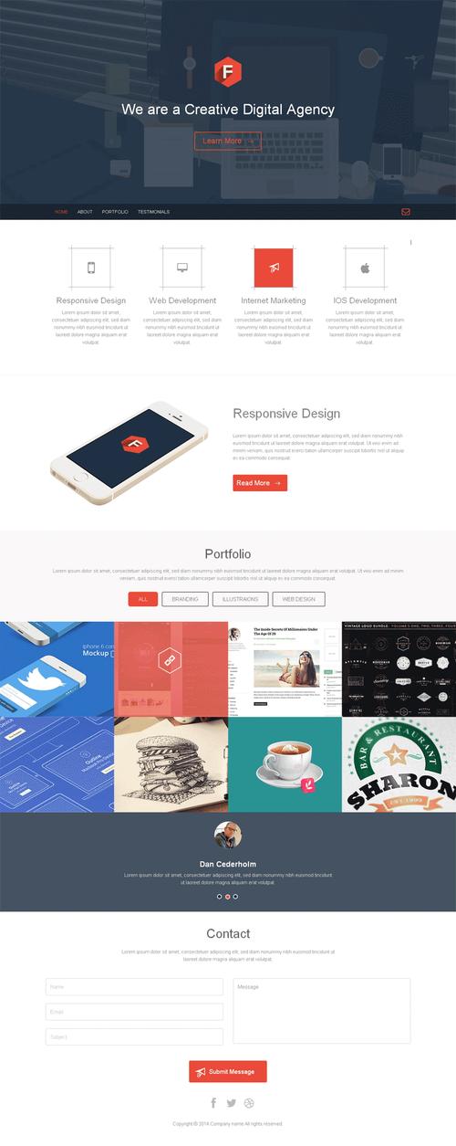 响应式商品展示的网站-图1