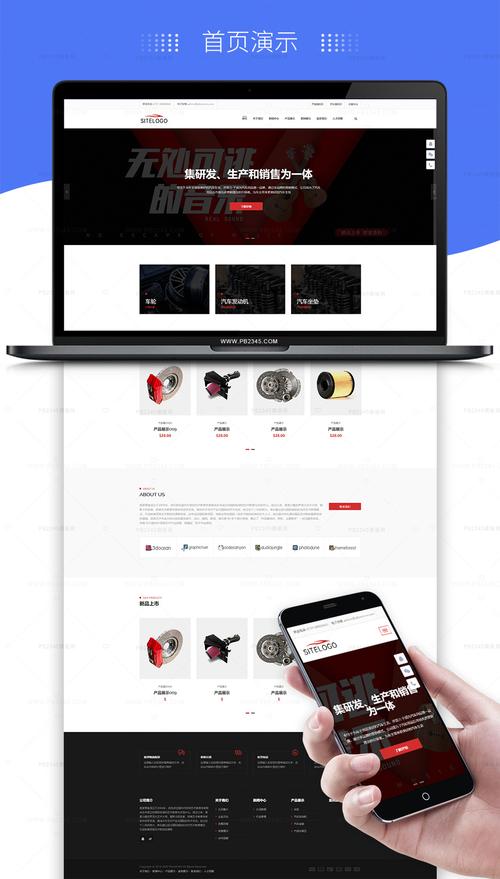 商品展示网站模板源码怎么用？-图2