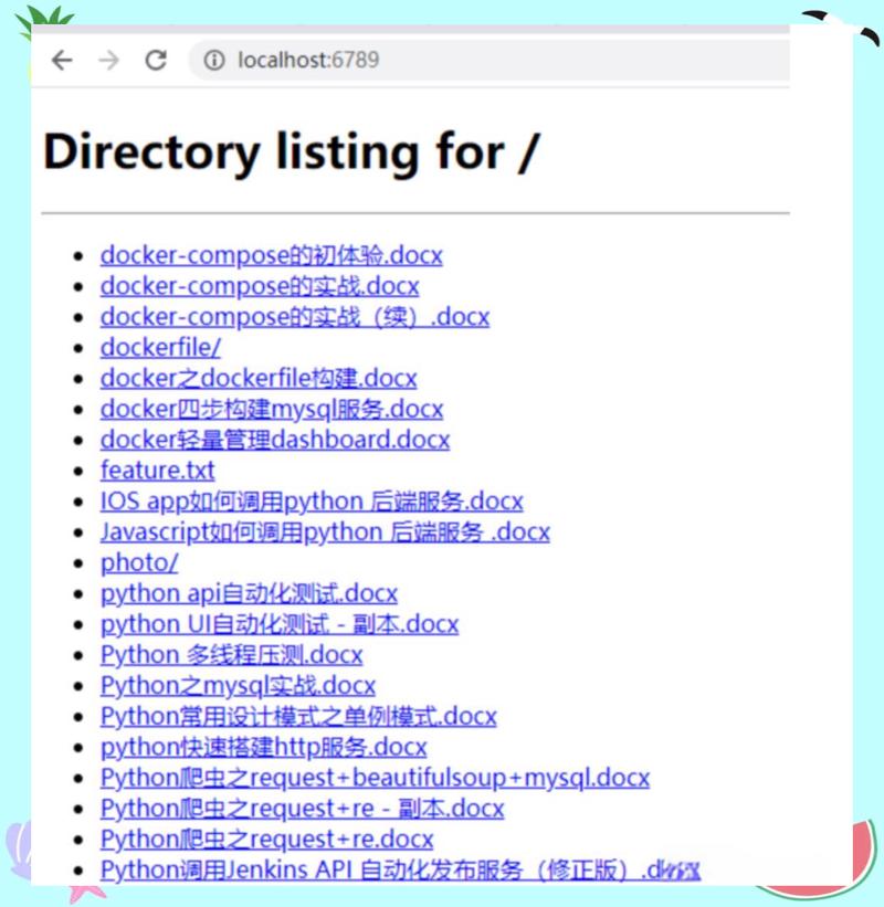 Python如何快速搭建HTTP服务器？-图1