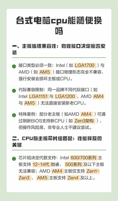 CPU能随意更换吗？-图1