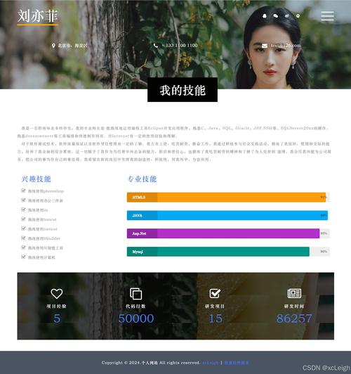 个人作品展示网站模板怎么选?-图1 个人作品展示网站模板怎么选?-图1