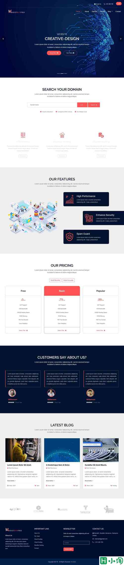 html企业网站源码-图2